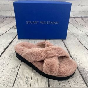 Stuart Weitzman Women's Rosa Lift Slide Size 7.5 NWB